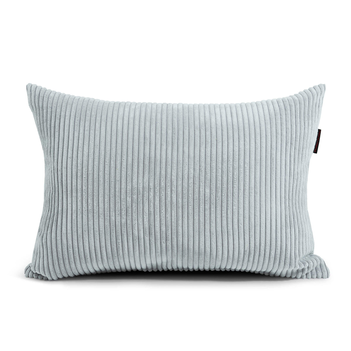 Gros Coussin Pouf en Velours Cotelé Vert d'eau Beaumont Concept