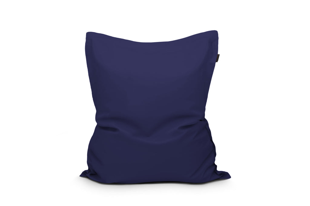 Gros Coussin Pouf Extérieur Bleu Marine