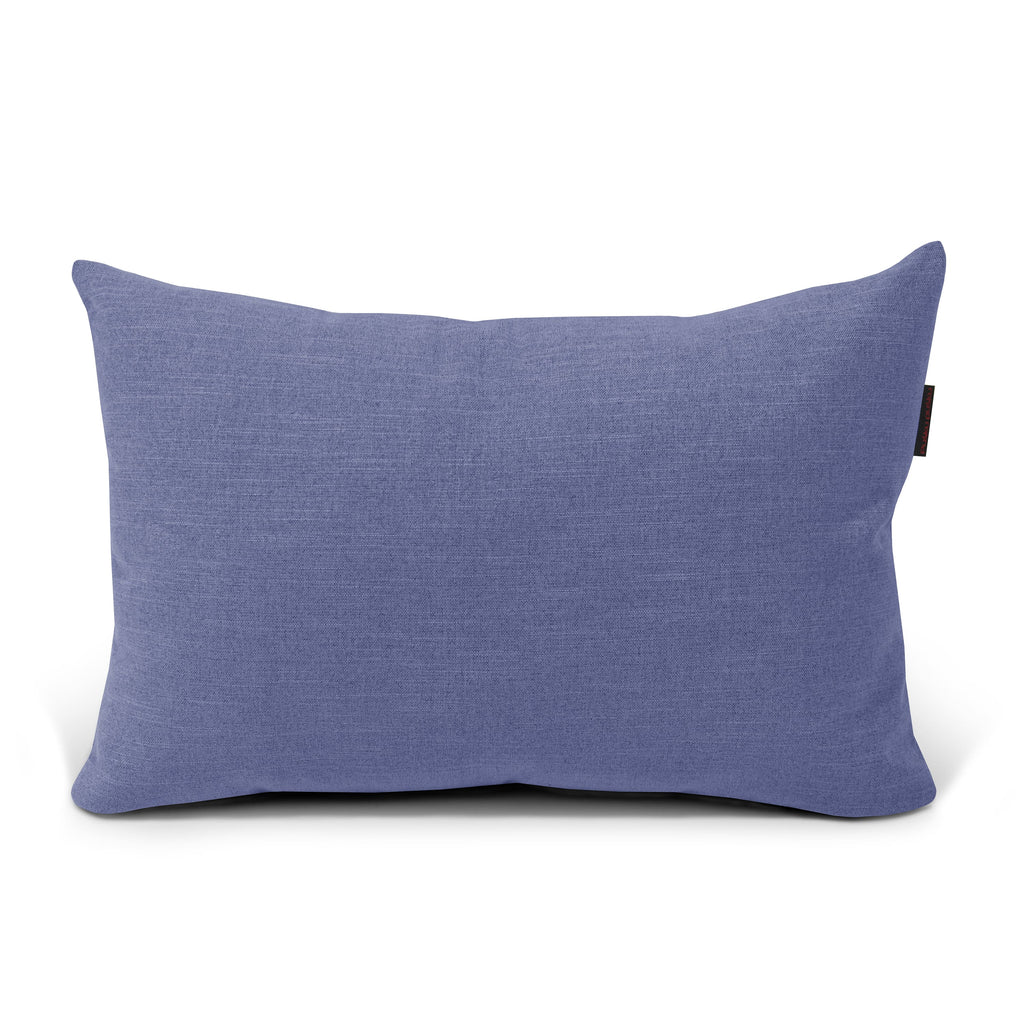 Gros Coussin Pouf pour Salon Bleu Marine Beaumont Concept