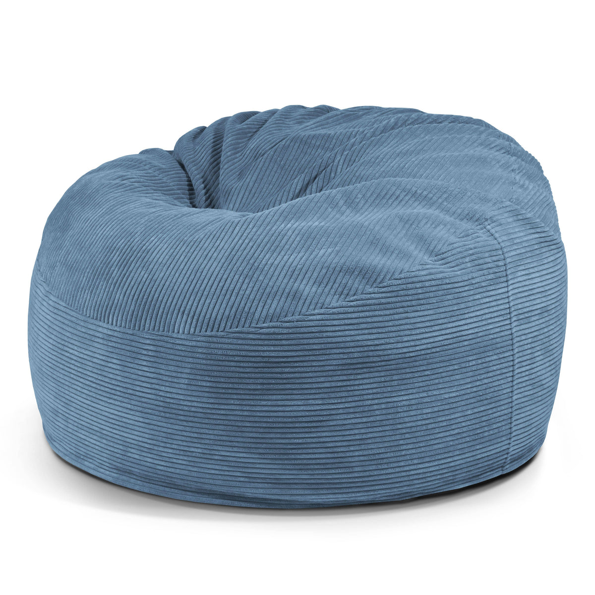 Gros Pouf en Velours Cotelé Pouf Français