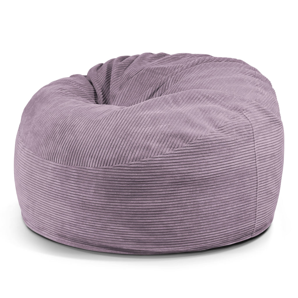 Gros Pouf en Velours Cotelé Pouf Français