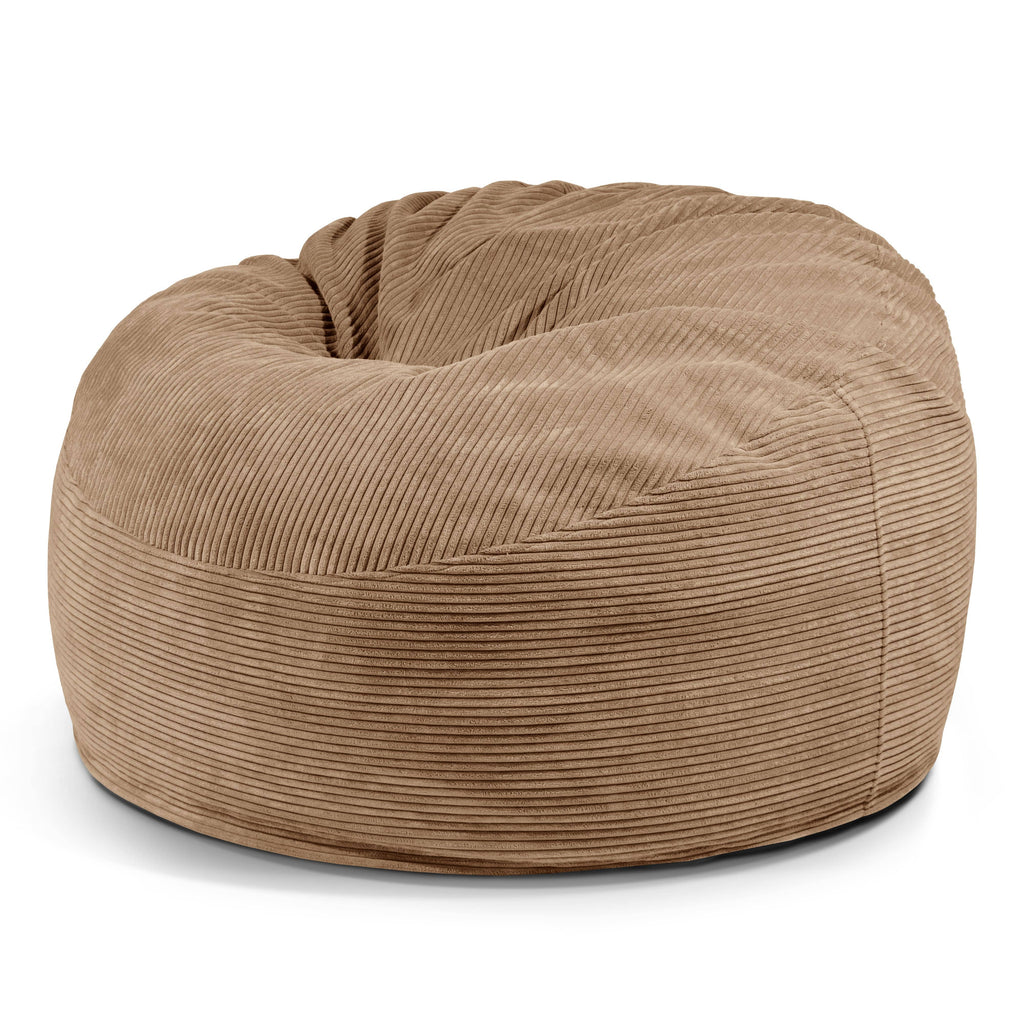 Gros Pouf en Velours Cotelé Pouf Français