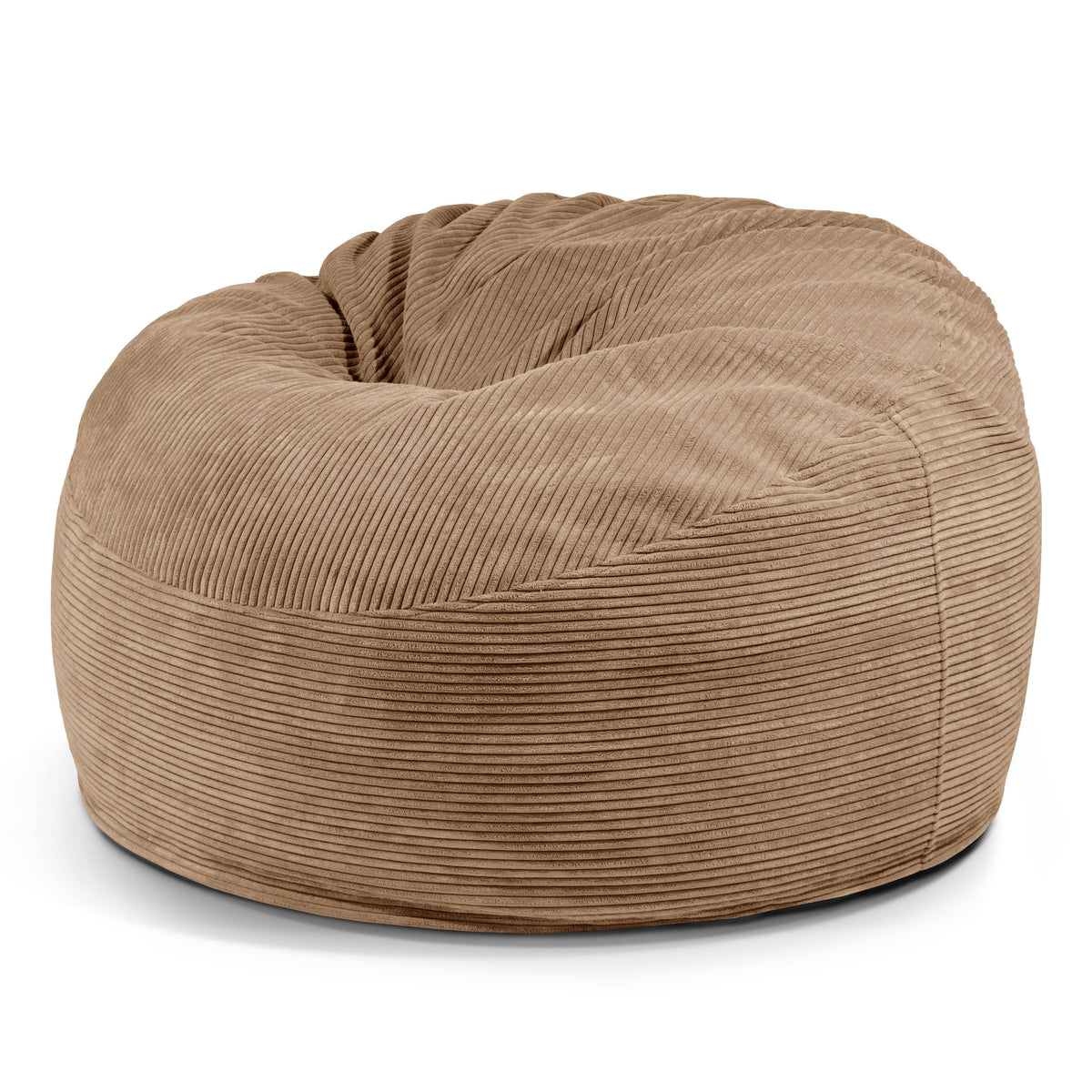 Gros Pouf en Velours Cotelé Pouf Français