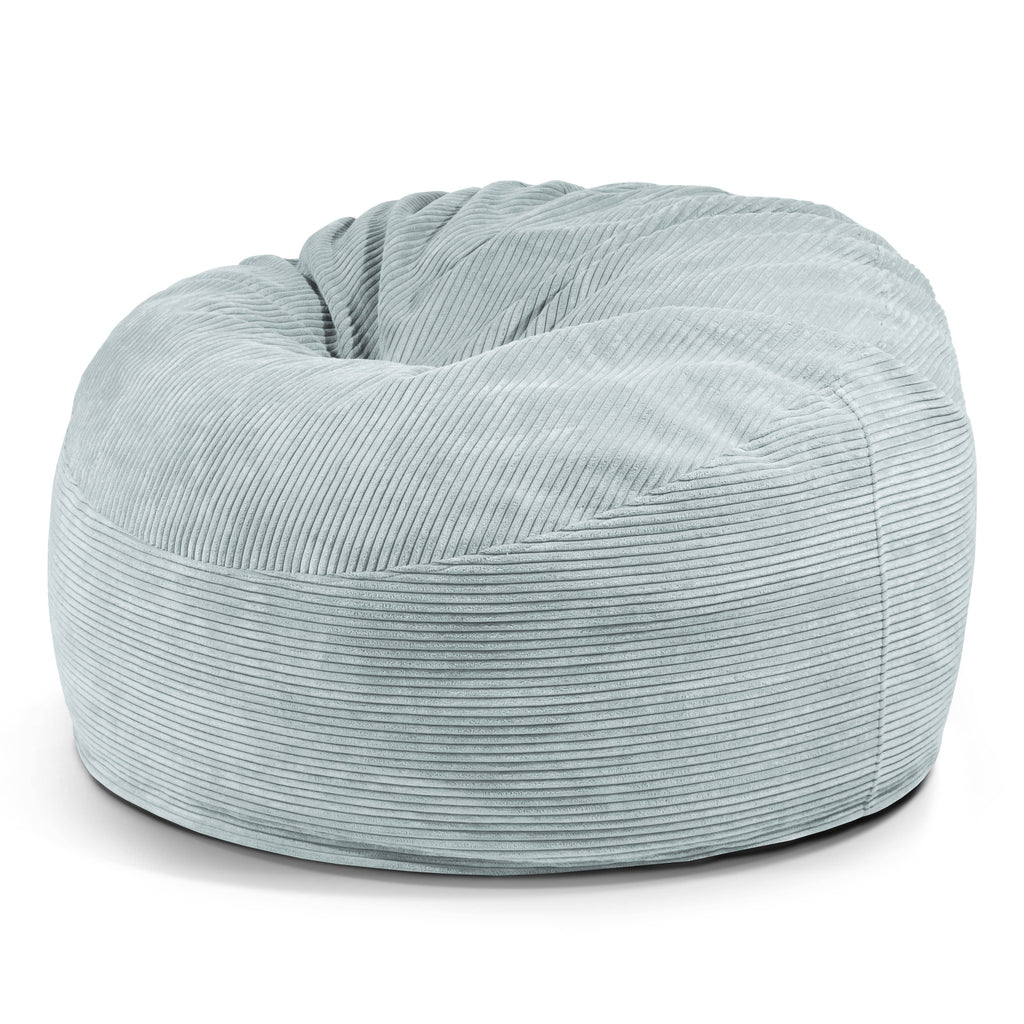 Gros Pouf en Velours Cotelé Pouf Français