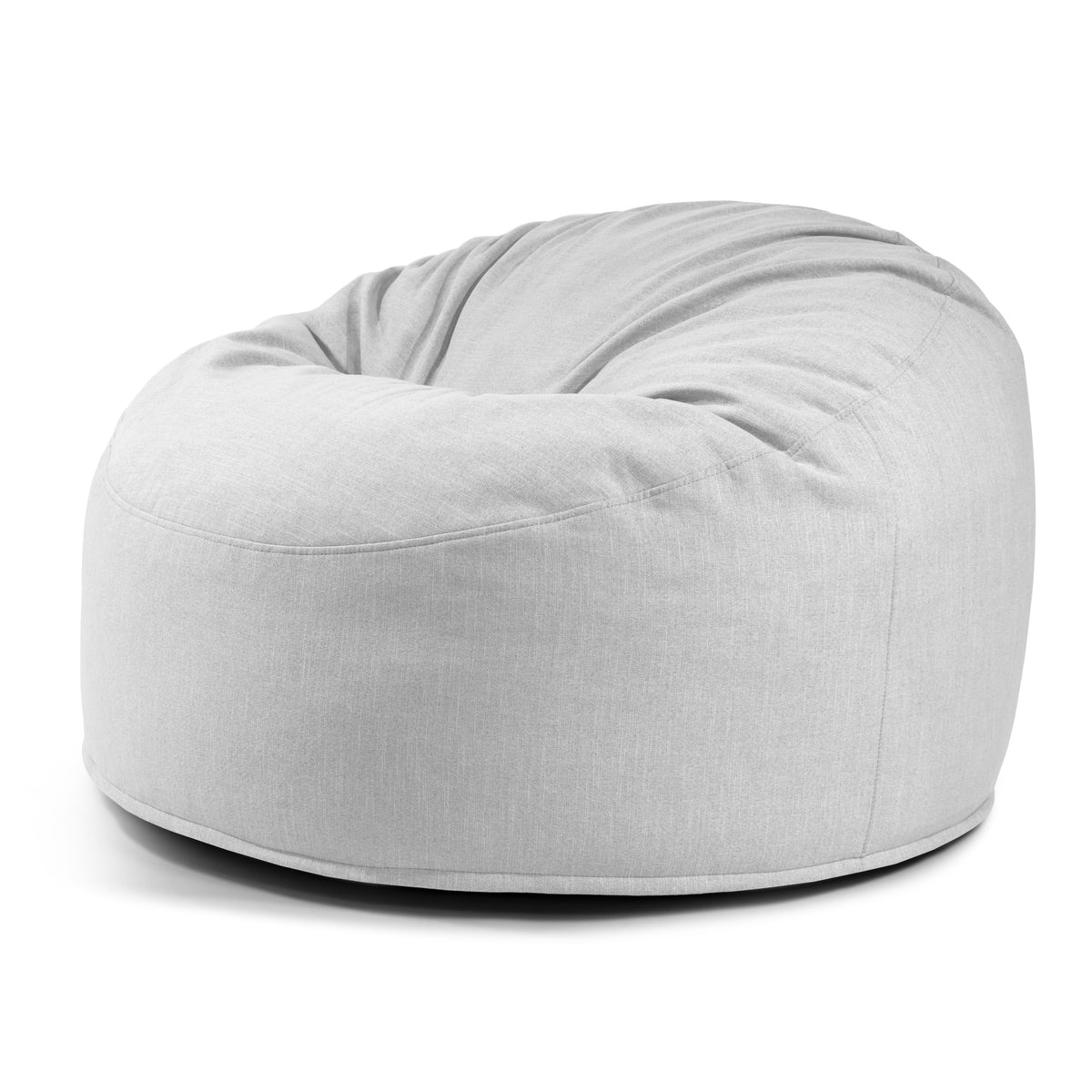 Gros Pouf Salon Gris Perle Pouf Français