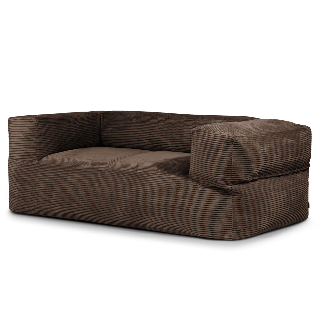 Housse Canapé Pouf Marron Chocolat