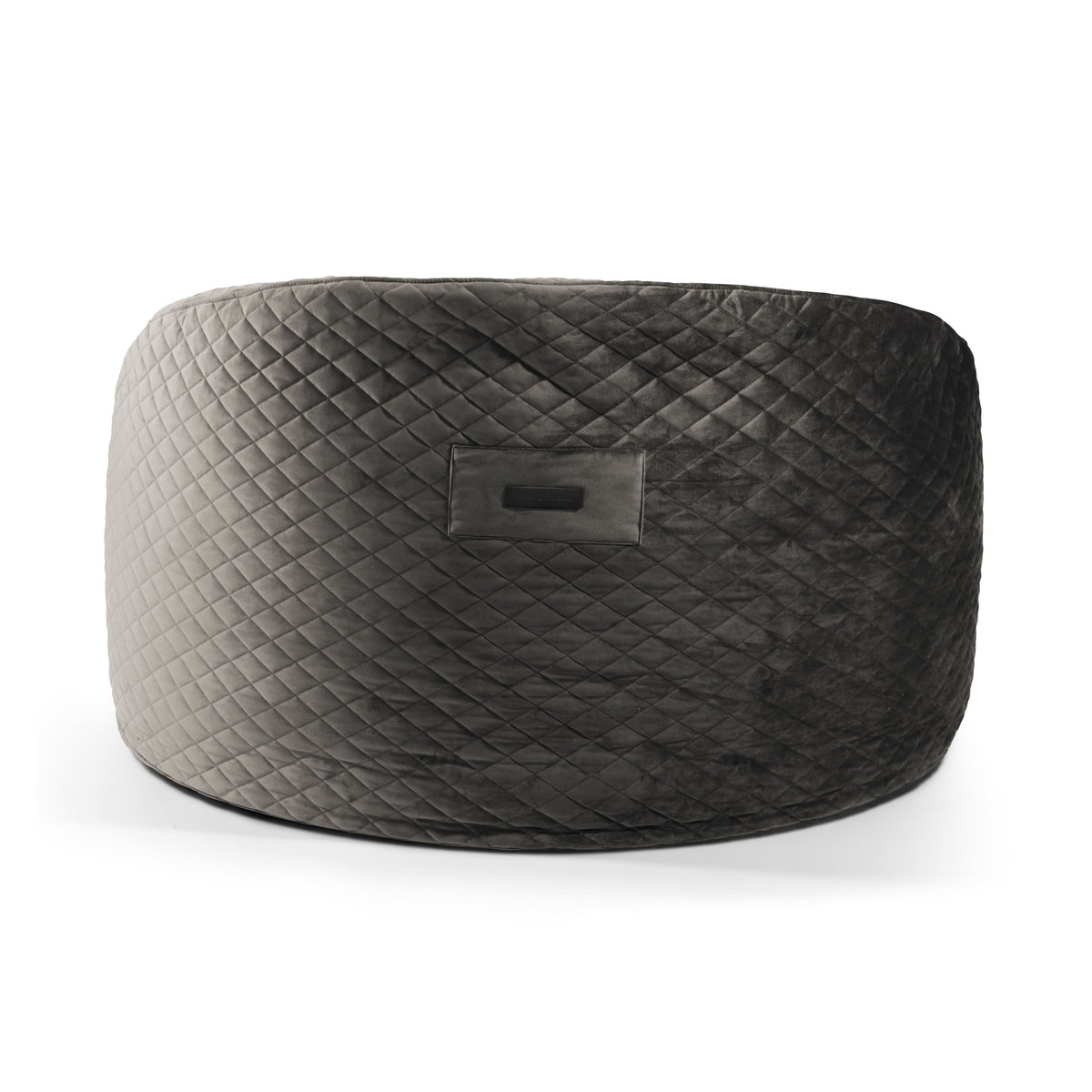 Housse de Pouf XXL en Velours Matelassé