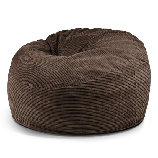 Housse Gros Pouf Marron Noisette