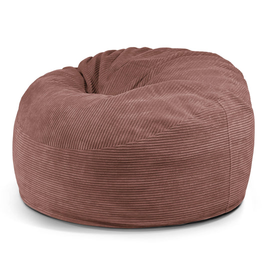 Housse Gros Pouf Rose Taupe
