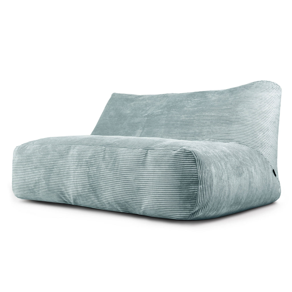 Housse Pouf Canape 3 places Vert d'eau
