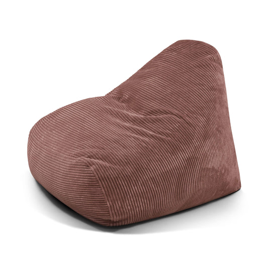 Housse Pouf Design Rose Taupe