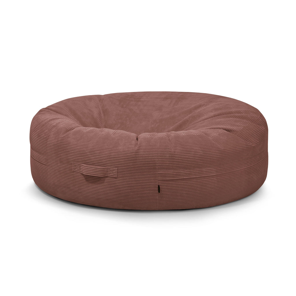 Housse Pouf Geant Rose Taupe