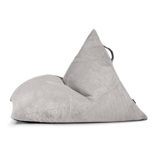 Housse Pouf Poire Gris Perle