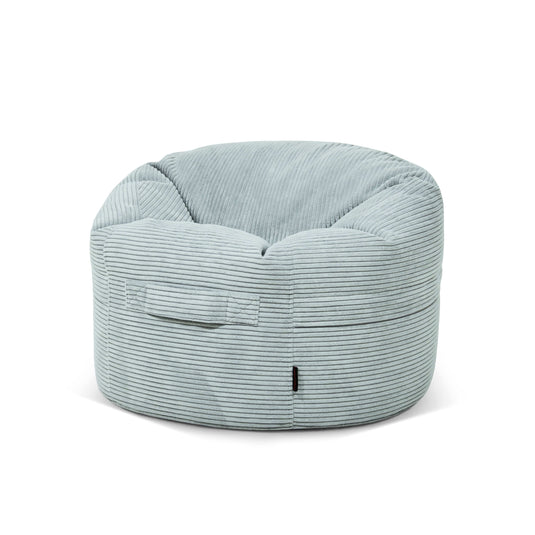 Housse Pouf Rond Vert d'eau