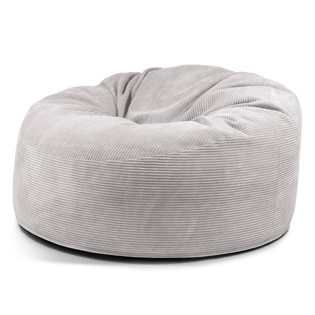 Housse Pouf XXL Gris Perle