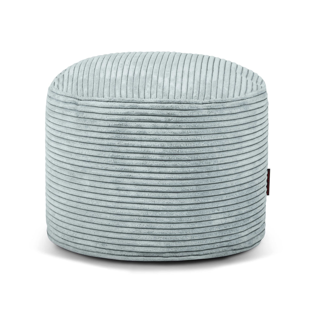 Housse pour Petit Pouf Rond Vert d'eau