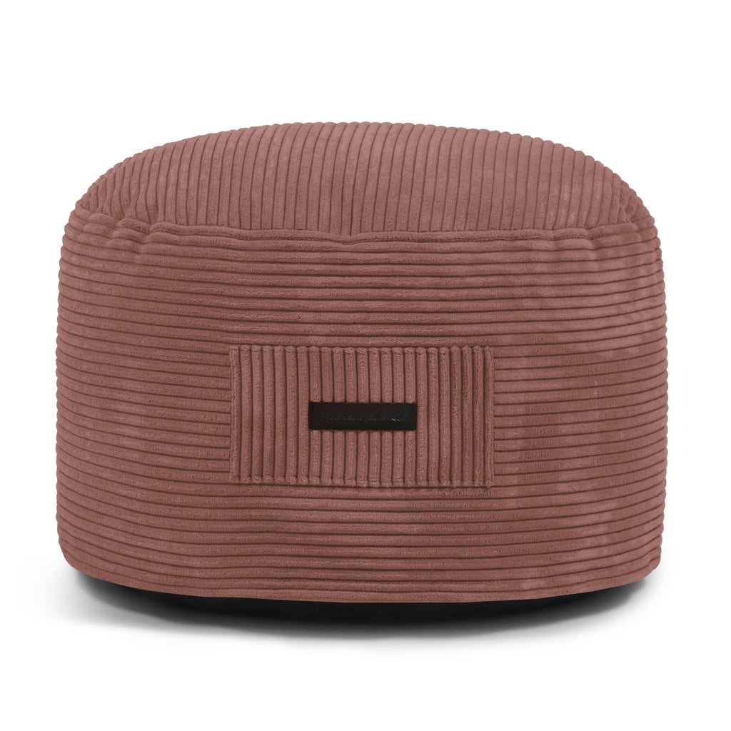 Housse pour Petit Pouf Rose Taupe