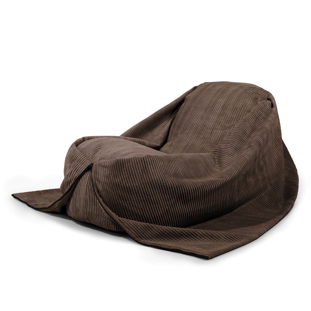 Housse pour Pouf Enfant Marron Chocolat
