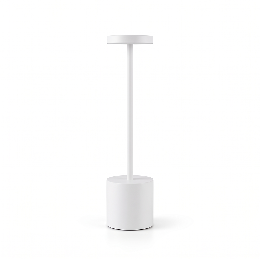 Lampe à Poser Sans Fil LED Rechargeable, Lampe de Table Tactile Minimaliste à Intensité Variable pour Chevet, Salon et Salle à Manger - Ysaline