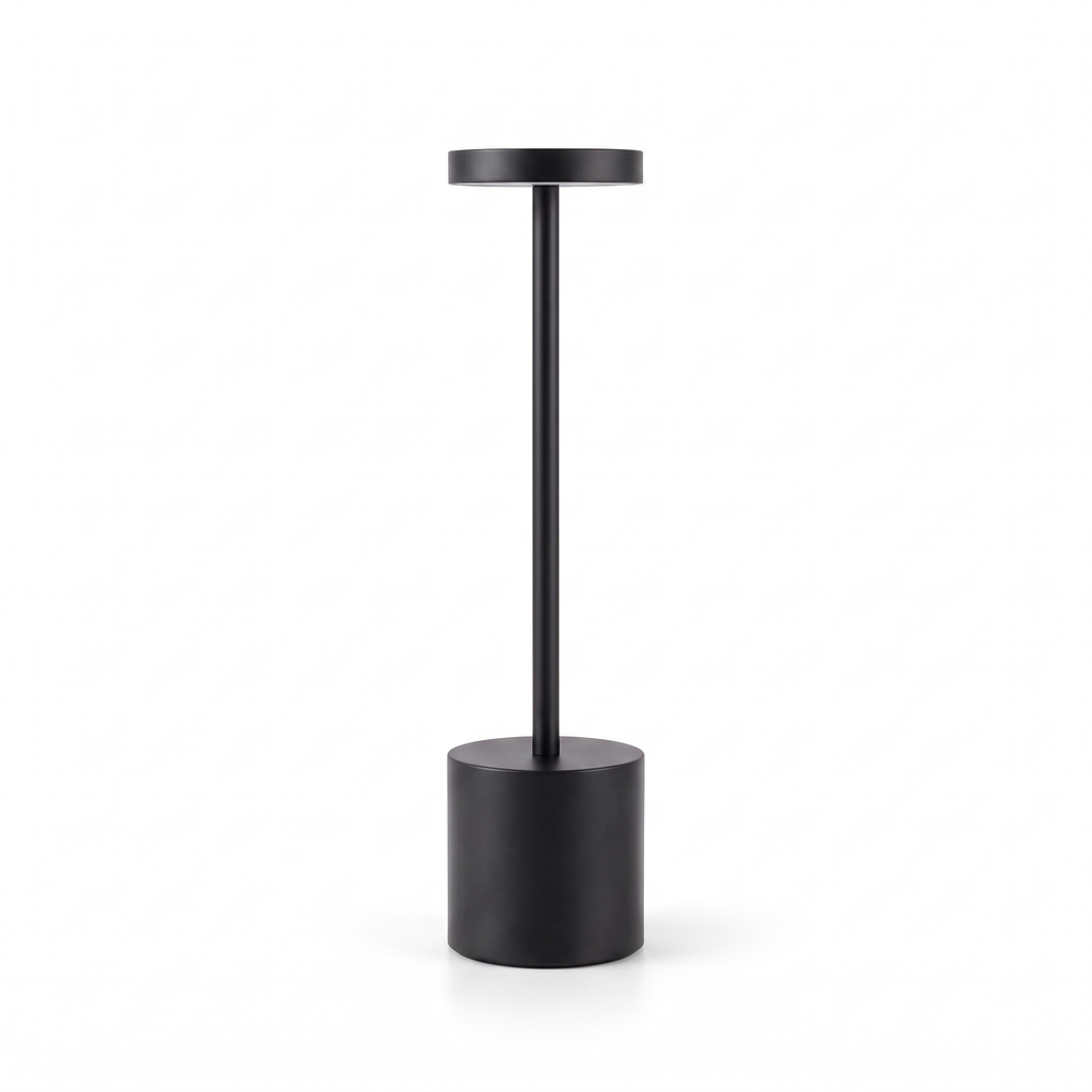 Lampe à Poser Sans Fil LED Rechargeable, Lampe de Table Tactile Minimaliste à Intensité Variable pour Chevet, Salon et Salle à Manger - Ysaline