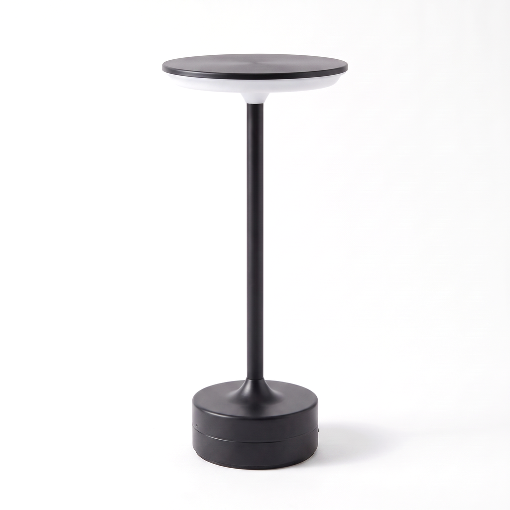 Lampe de Table Sans Fil Rechargeable en Métal, Lampe de Chevet Tactile LED Design avec Variateur pour Maison et Restaurant - Domitille