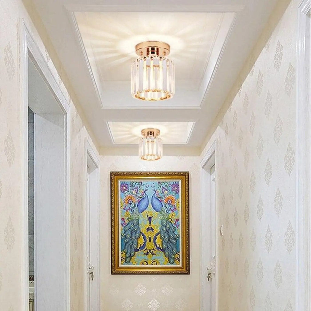 Luminaire Plafonnier | ELUNIA Carré Doré