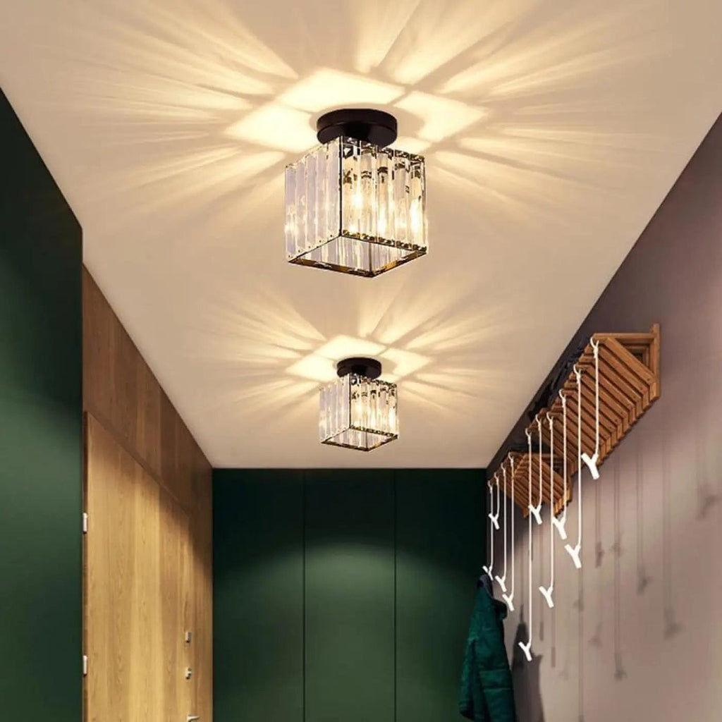 Luminaire Plafonnier | ELUNIA Carré Noir