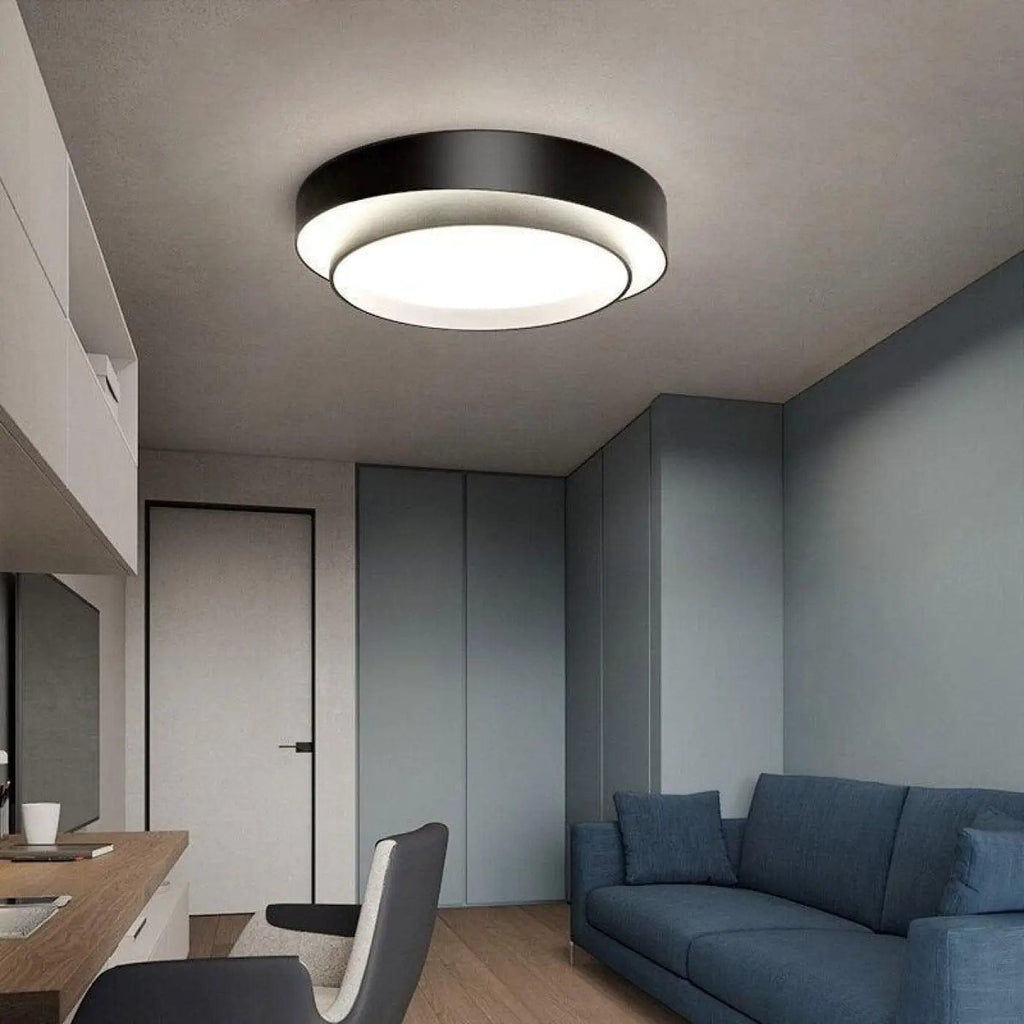 Luminaire Plafonnier | MALVINA Noir / Chaud