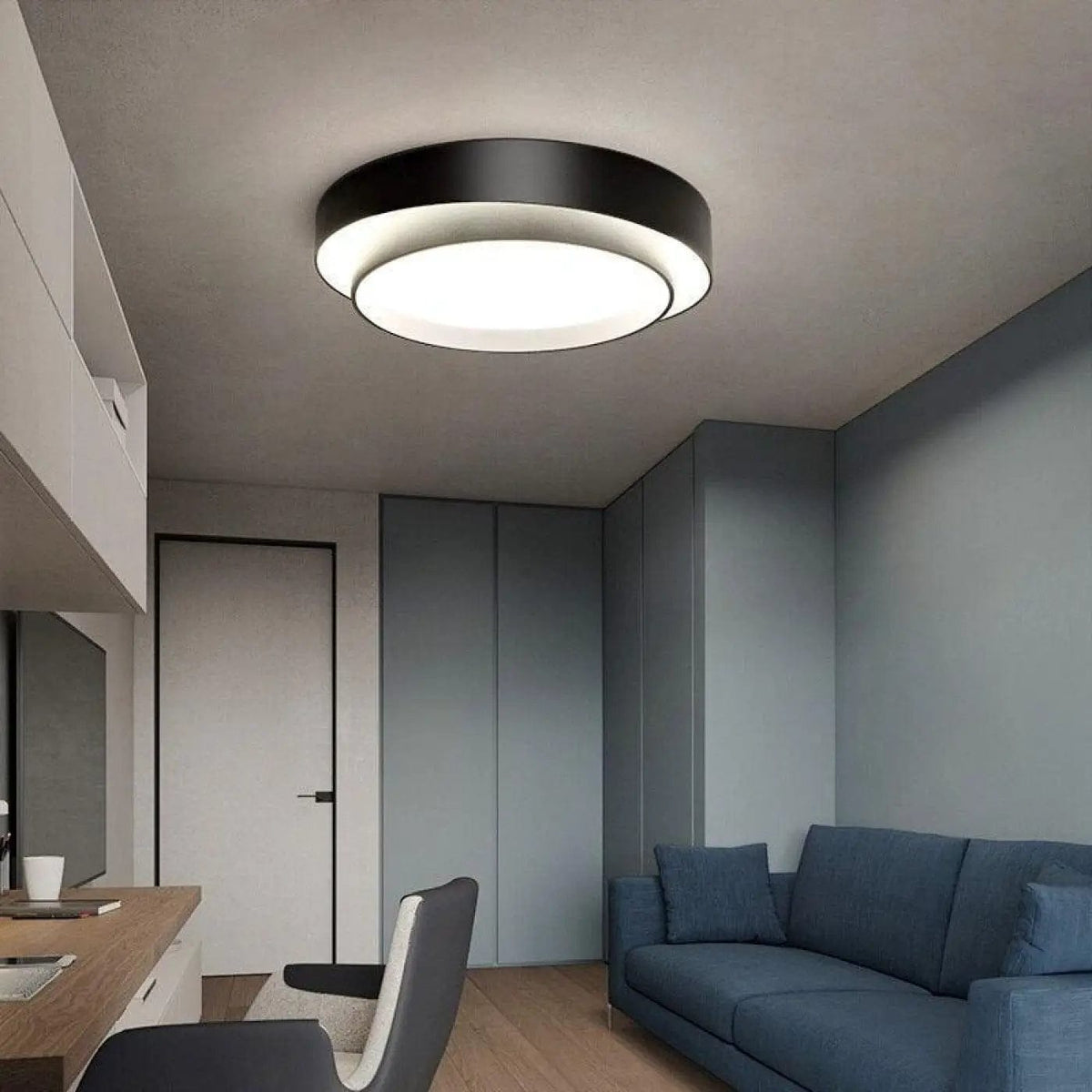 Luminaire Plafonnier | MALVINA Noir / Chaud