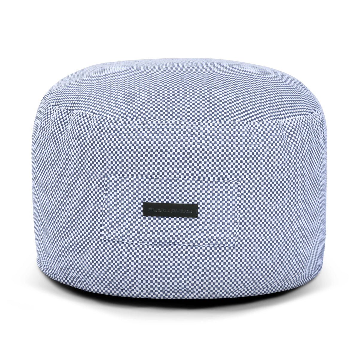 Petit Pouf de Jardin Bleu de France
