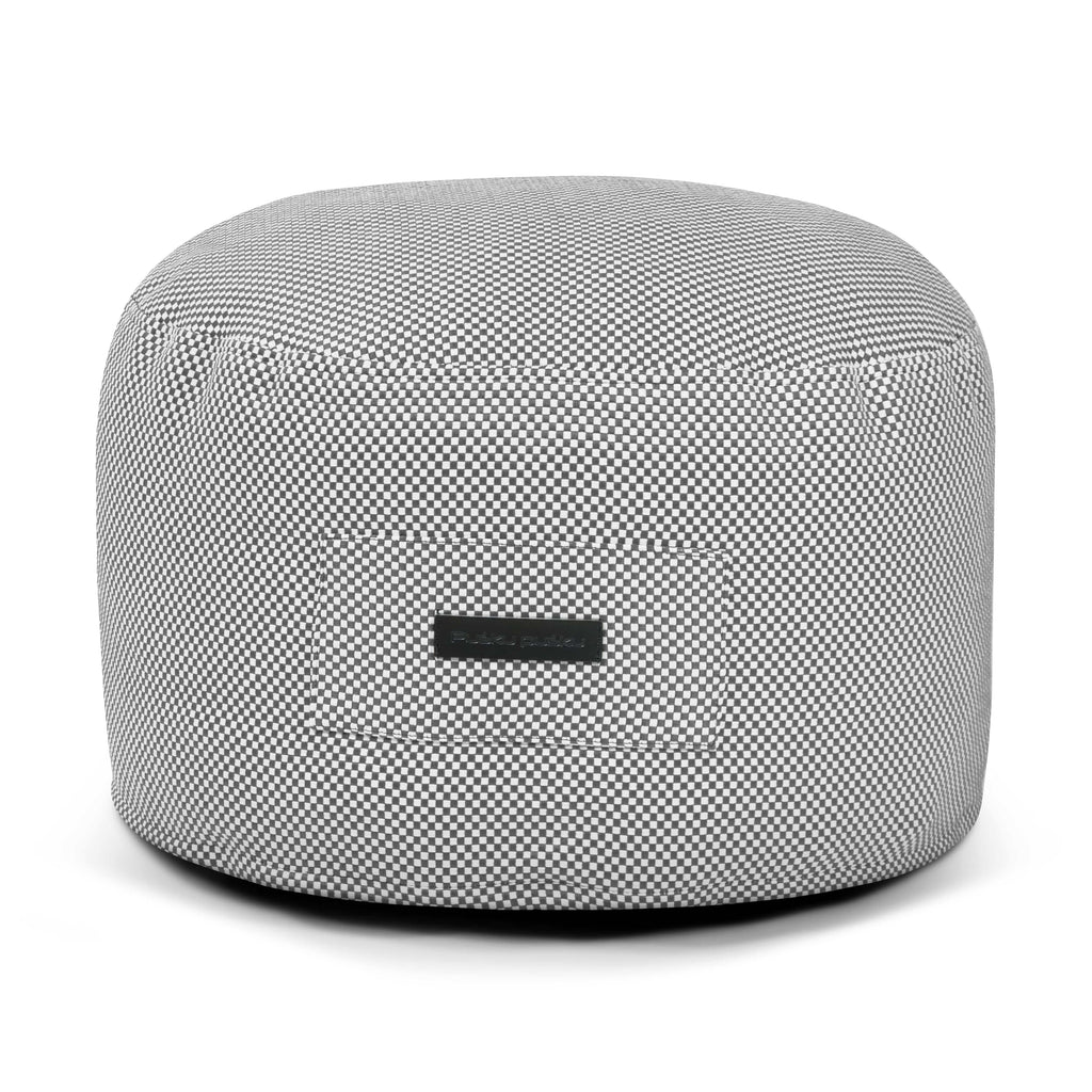 Petit Pouf de Jardin Gris Anthracite