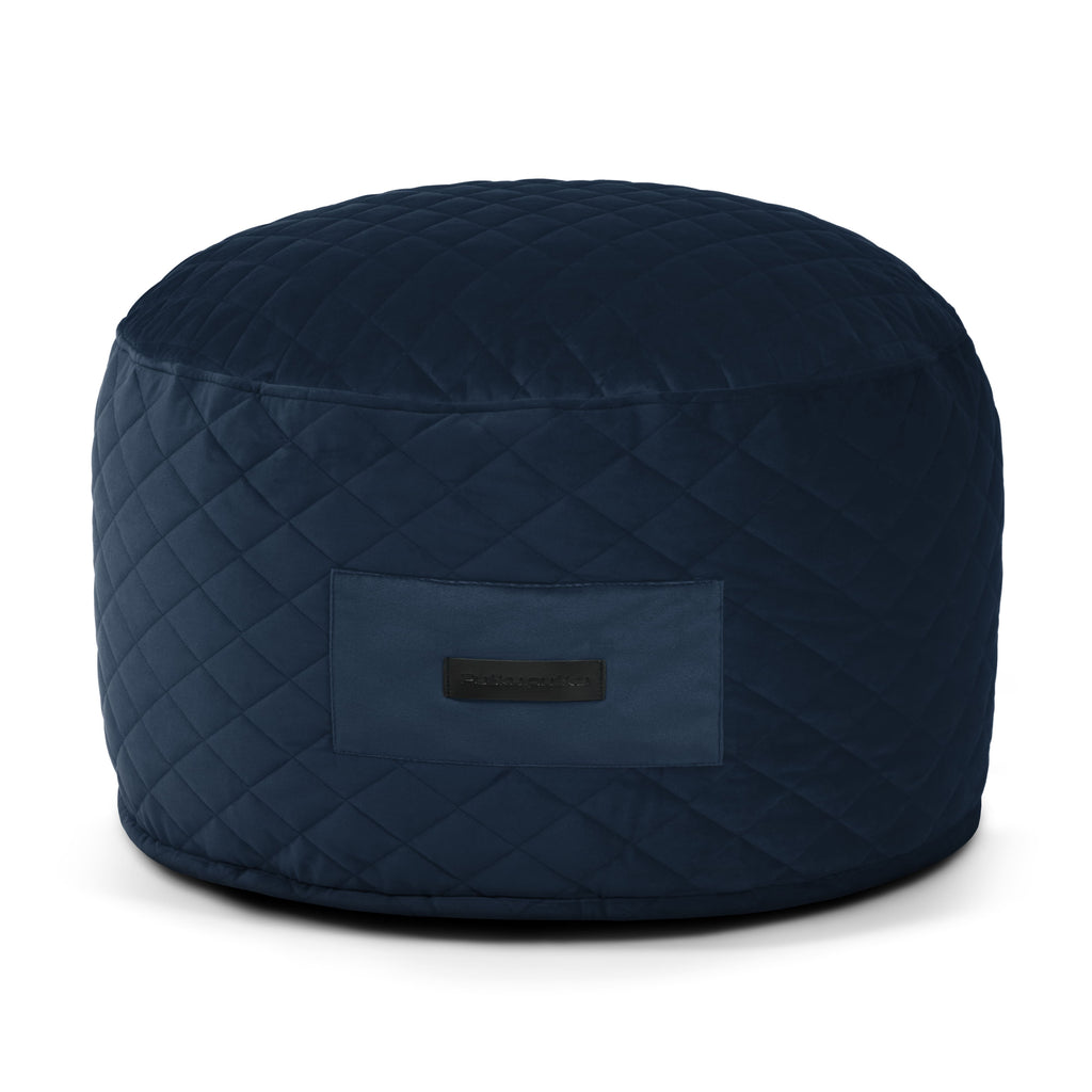Petit Pouf Design Bleu Marine