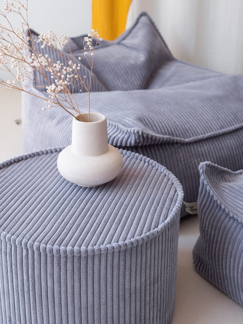 Petit Pouf Enfant Bleu