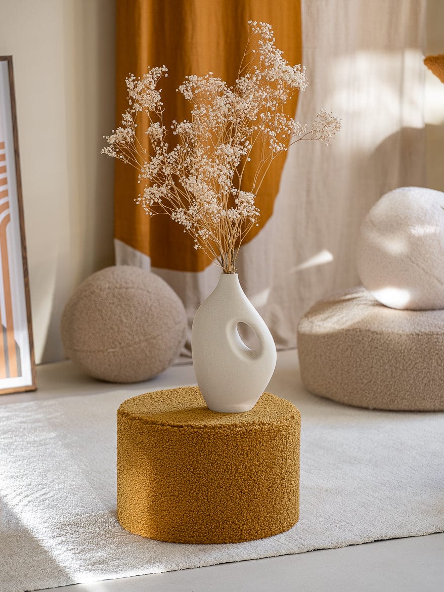 Petit Pouf Enfant - Moutarde