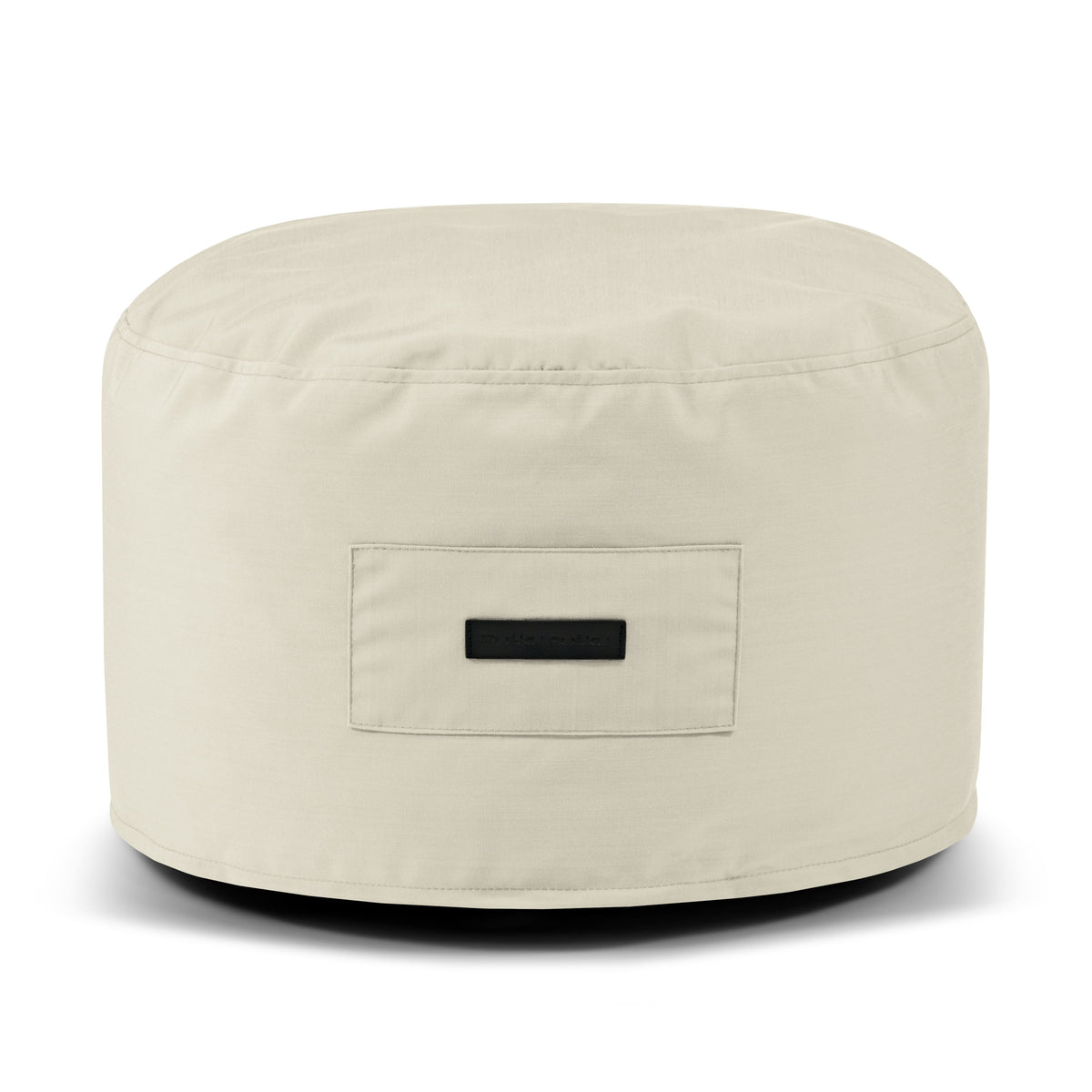Petit Pouf Exterieur Beige Crème