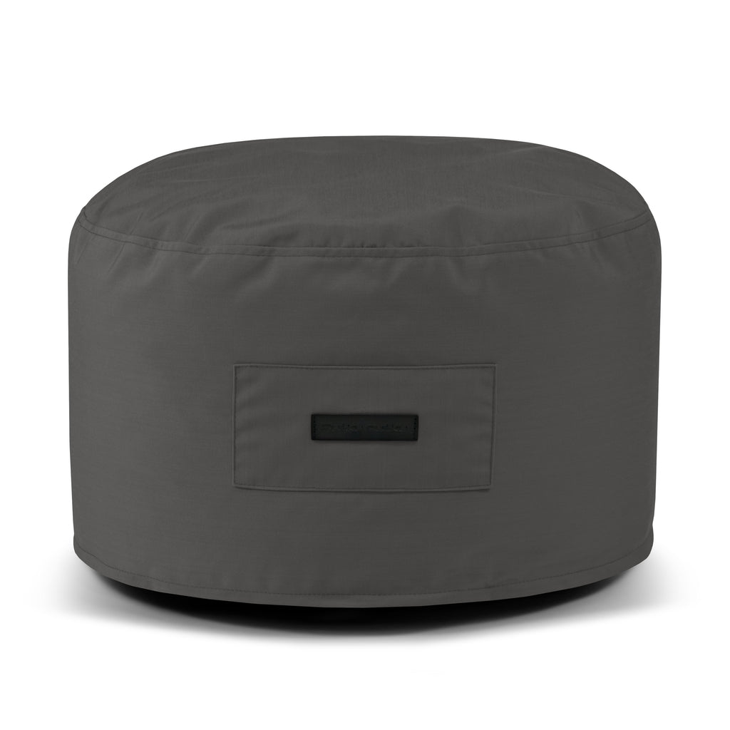 Petit Pouf Exterieur Gris Anthracite