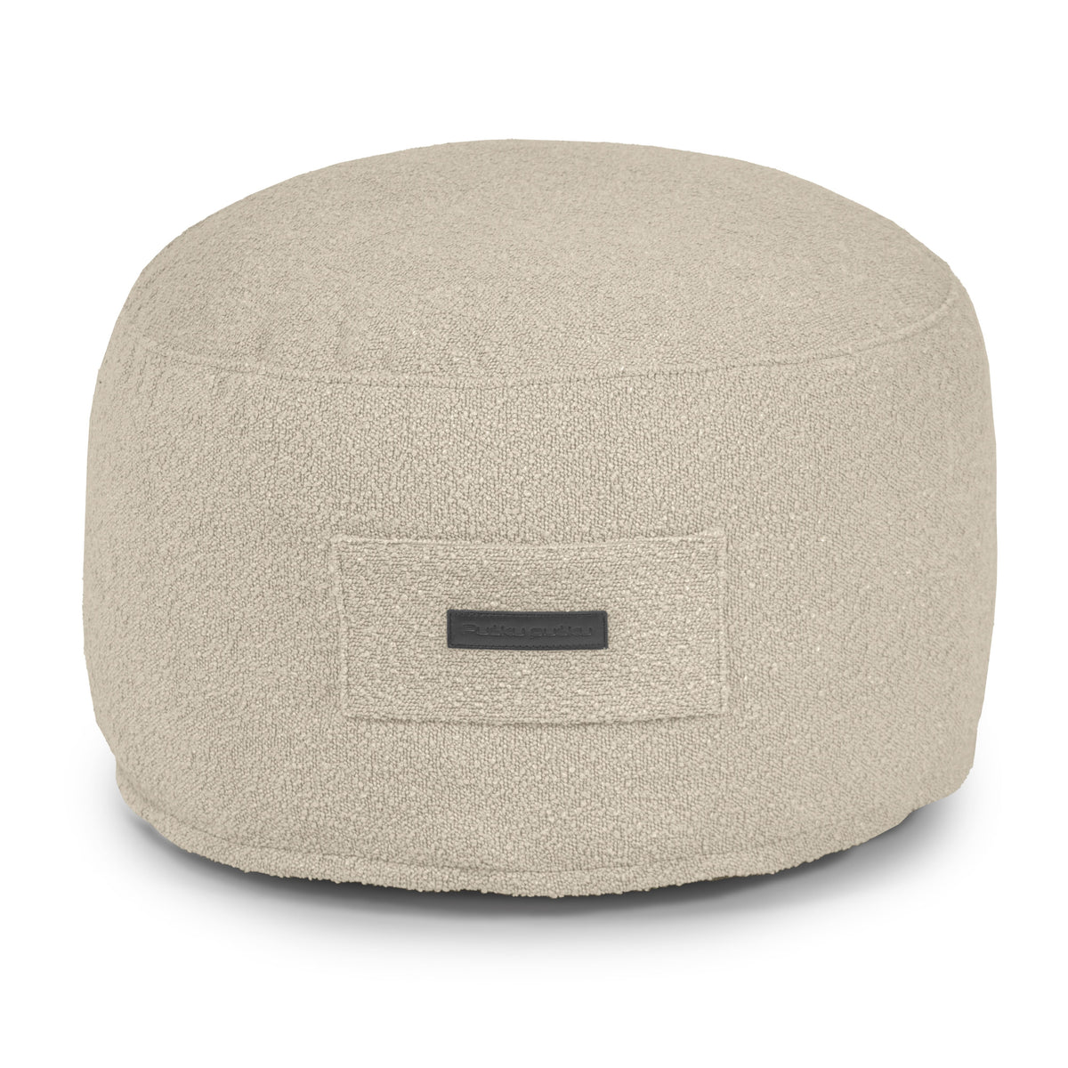 Petit Pouf Mouton Beige Sable