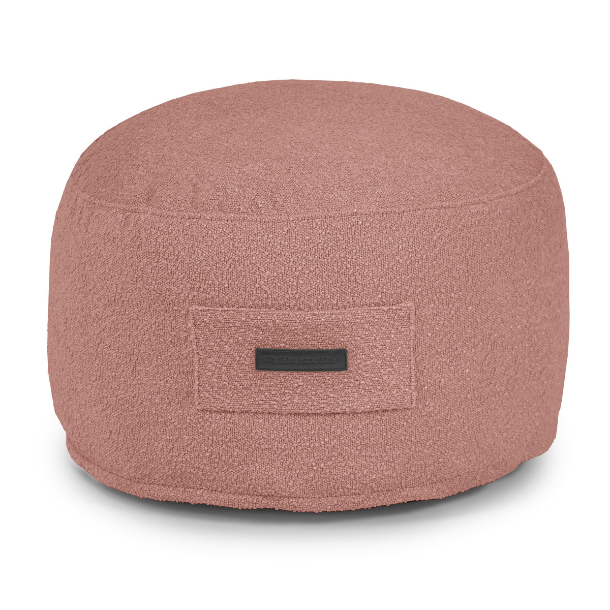 Petit Pouf Mouton Rose Taupe