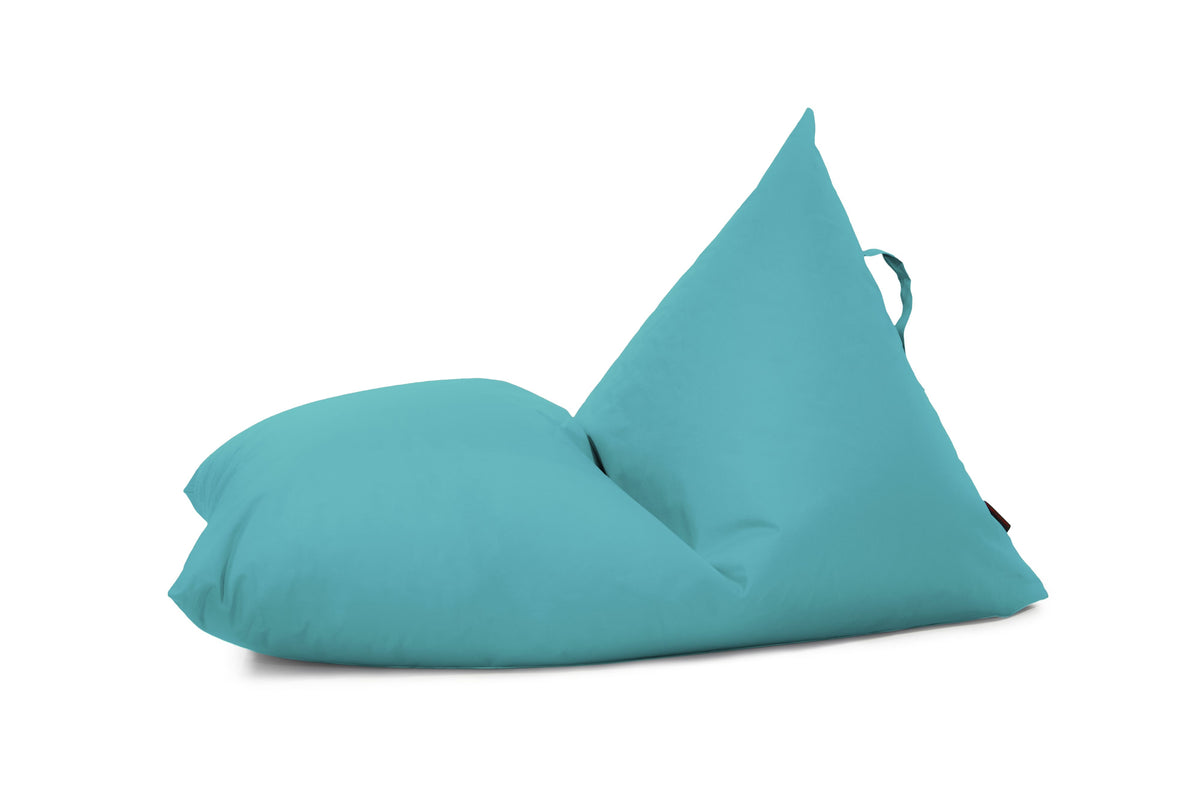 Petit Pouf Poire Chambre Bleu Canard Beaumont Concept