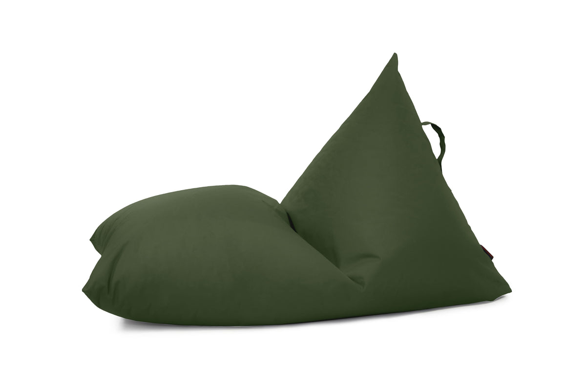 Petit Pouf Poire Chambre Vert Kaki Beaumont Concept