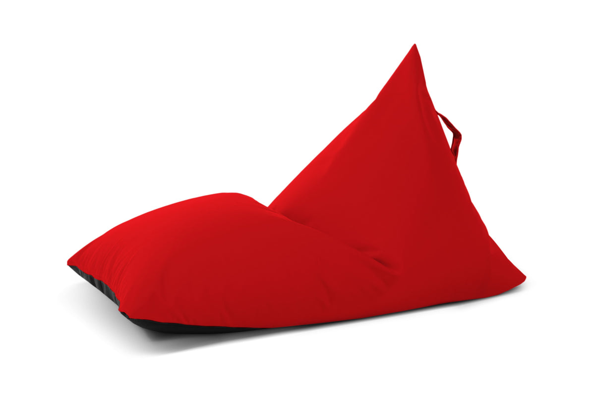 Petit Pouf Poire Exterieur Rouge Cerise Beaumont Concept