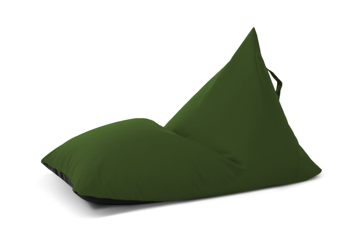 Petit Pouf Poire Exterieur Vert Forêt Beaumont Concept