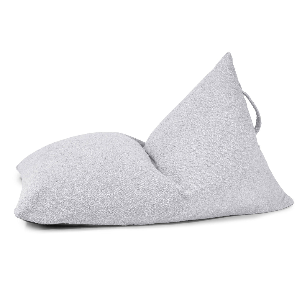 Petit Pouf Poire mouton Gris Perle Beaumont Concept