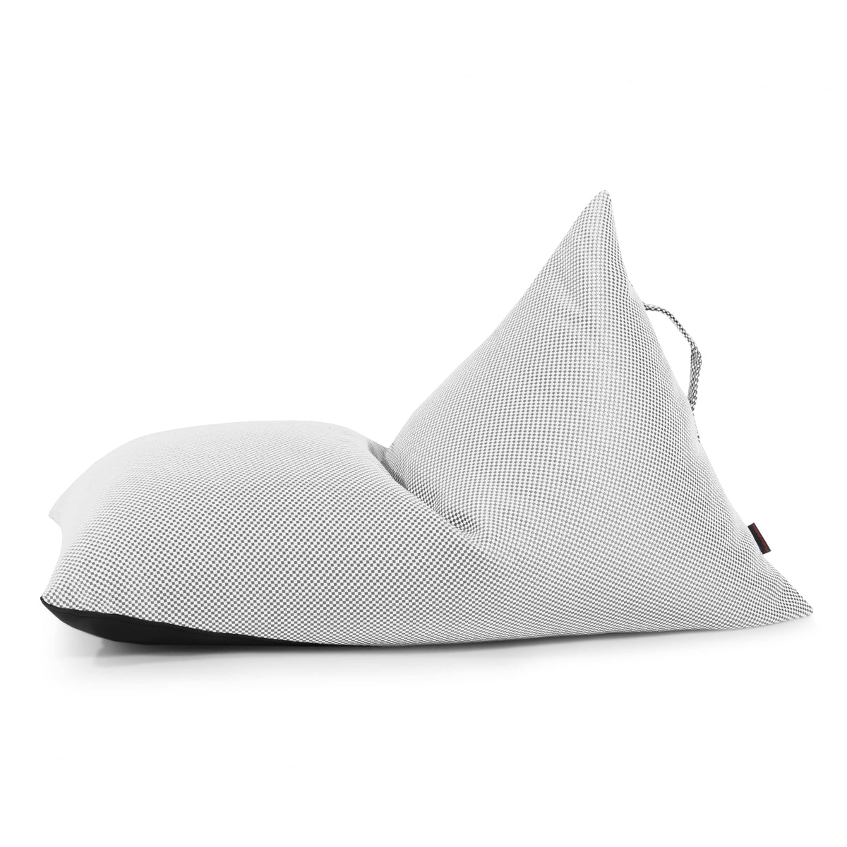 Petit Pouf Poire Piscine Gris Perle Beaumont Concept