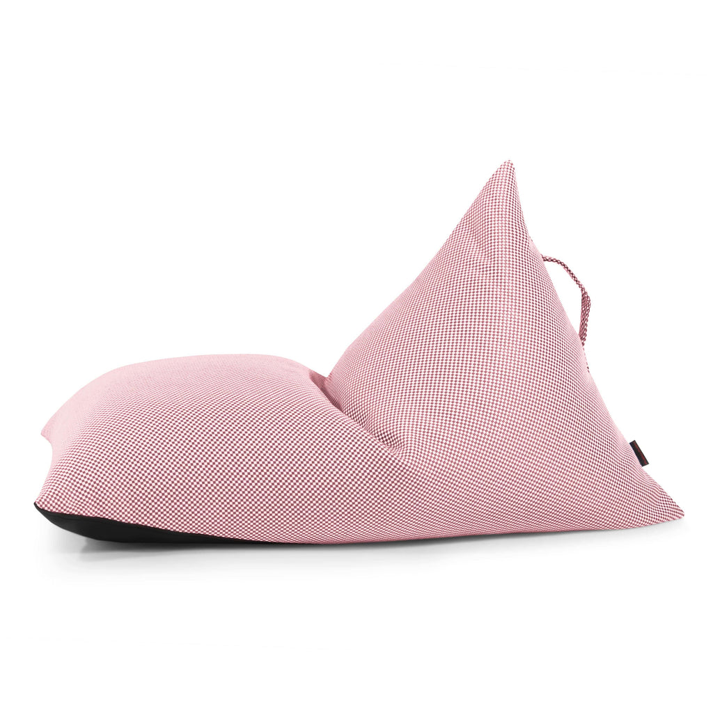 Petit Pouf Poire Piscine Rouge Amarante Beaumont Concept