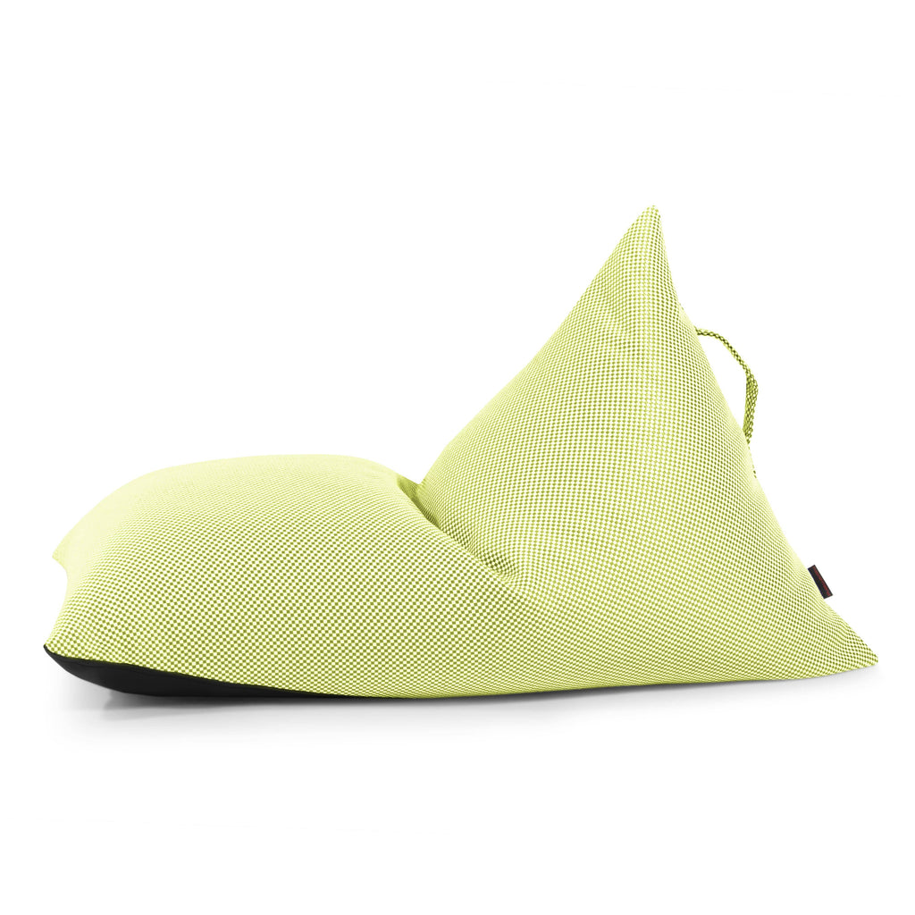 Petit Pouf Poire Piscine Vert Citron Beaumont Concept