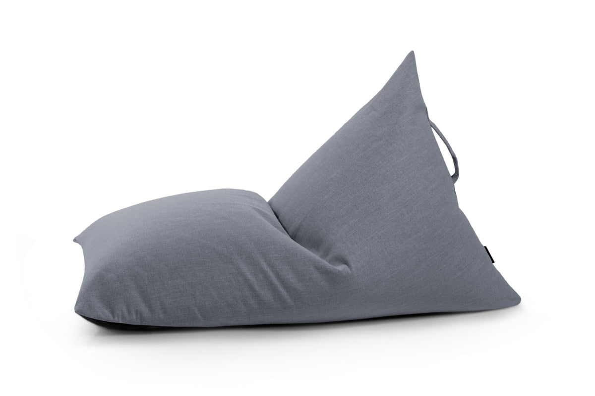 Petit Pouf Poire Salon Gris Anthracite Beaumont Concept