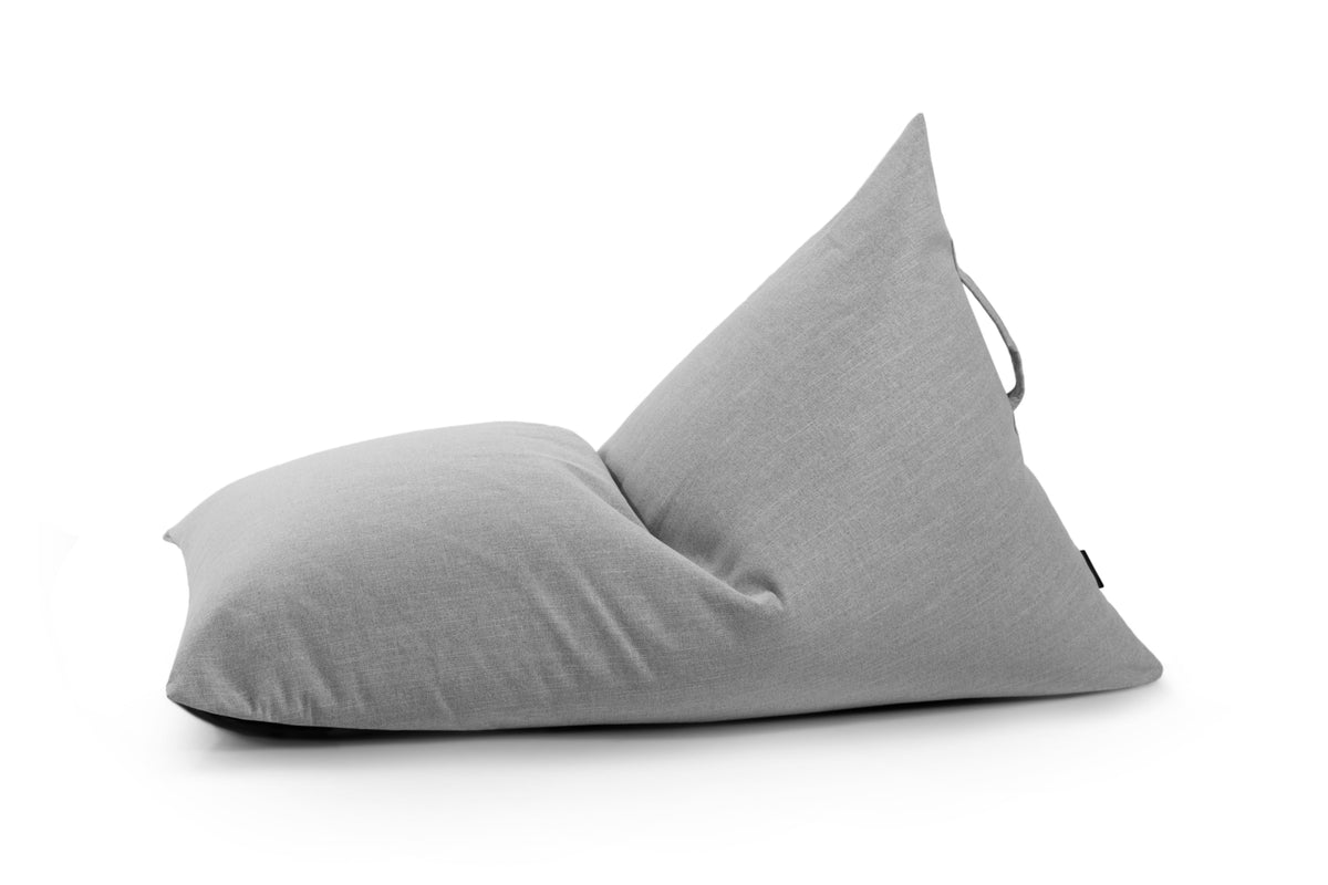 Petit Pouf Poire Salon Gris Perle Beaumont Concept
