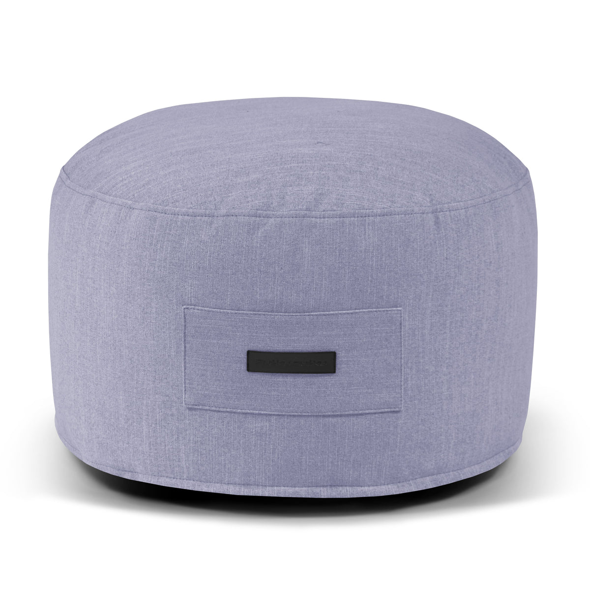 Petit Pouf Salon Bleu Ardoise