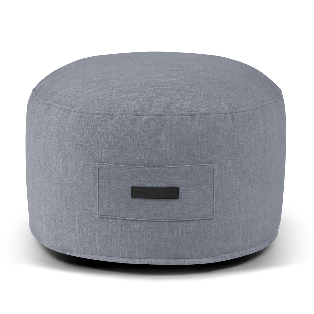 Petit Pouf Salon Gris Anthracite